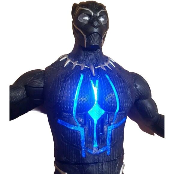 Black Panther 2017 Action Figure 10 In Talking 25+ Phrases And Sounds EUC! - Picture 3 of 10